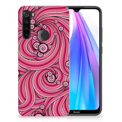 Xiaomi Redmi Note 8T | Hoesje maken | Swirl Pink