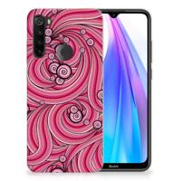 Xiaomi Redmi Note 8T | Hoesje maken | Swirl Pink - thumbnail