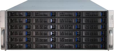 Inter-Tech IPC 4U-4424 Rack Zwart, Zilver