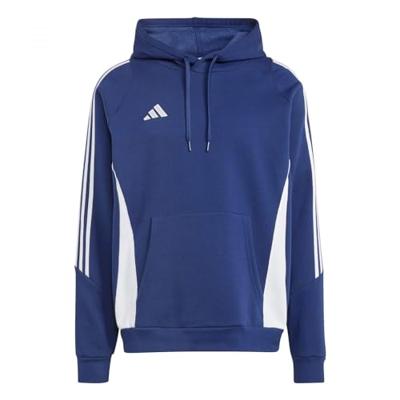 adidas Tiro 24 Sweat Hoodie Donkerblauw Wit