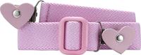Playshoes riem elastisch met clip hartje roze Maat - thumbnail