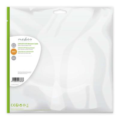 Nedis CAT6 SF/UTP-Netwerkkabel RJ45 Male - Male 3,0 m Zwart Nedis CAT6 SF/UTP-Netwerkkabel RJ45 Male - Male 3,0 m Zwart