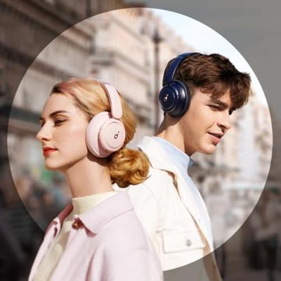 Soundcore by Anker Q30 Bluetooth-hoofdtelefoon, hybride actieve geluidsisolatie, individuele modi, Hi-Res geluid, EQ in app, 40h batterij, comfortabele grip, verbinding van 2 apparaten (blauw)