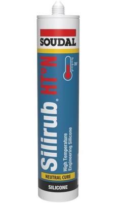 Soudal silirub ht° - n | zwart | 300 ml - 108266