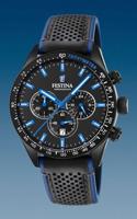Horlogeband Festina F20359-3 Leder Zwart 21mm - thumbnail