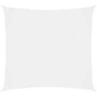 VidaXL Zonnescherm vierkant 2,5x2,5 m oxford stof wit - thumbnail