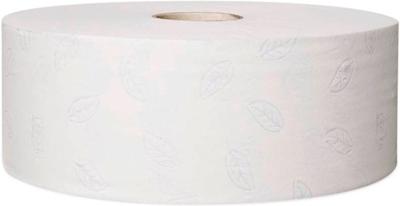 Tork Premium jumborol toiletpapier zacht, 2-Laags, systeem T1, wit, doos van 6 rollen
