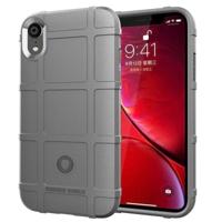 Volledige dekking schokbestendig TPU Case voor iPhone XR (grijs) - thumbnail