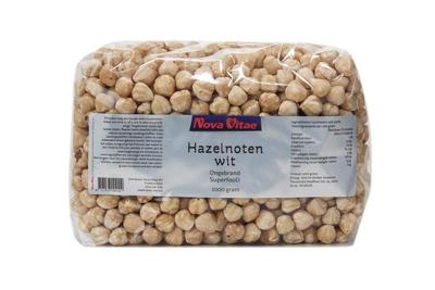 Nova Vitae Hazelnoten wit ongebrand raw 1 Kilogram