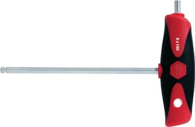 Wiha inbussleutel T schroevendraaier met kogelkop en zijpunt 4mm lengte 150mm 28373