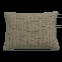 Vandyck Vandyck Pure 64 G.Dyed kussensloop 40x55 Thyme - thumbnail