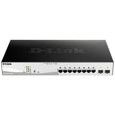 D-Link DGS-1210-10MP/E Netwerk switch RJ45/SFP 8 + 2 poorten 20 GBit/s PoE-functie