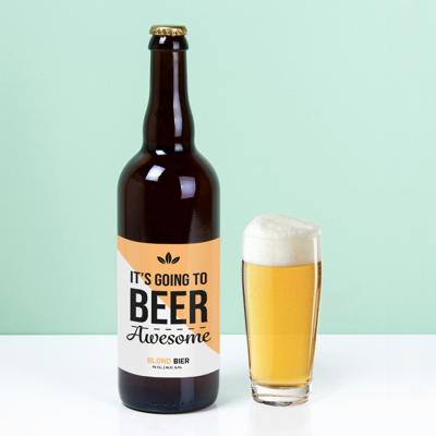 Bierfles (750ml) It's Going To Beer Awesome Bierfles (750ml) It's Going To Beer Awesome
