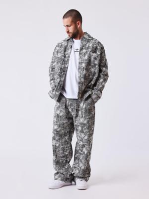 Project X Paris Textured Set Heren Zwart/Wit - Maat M - Kleur: WitZwart | Soccerfanshop