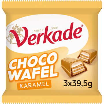 Verkade Chocowafel Karamel 118,5 g bij Jumbo Verkade Chocowafel Karamel 118,5 g bij Jumbo