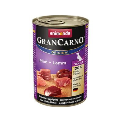 ANIMONDA GranCarno Senior Beef with lamb - nat hondenvoer - 400g