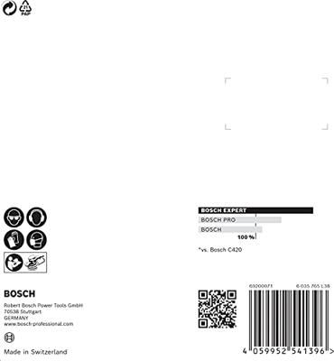 Bosch Accessories EXPERT C470 2608900801 Excenterschuurpapier Geperforeerd Korrelgrootte (num) 400 (Ø) 115 mm 5 stuk(s)