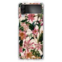 Samsung Galaxy Z Flip 4 | TPU Case | Flowers - thumbnail
