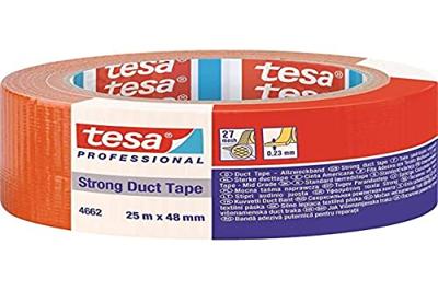 tesa Duct Tape STRONG 04662-00195-01 Reparatietape Oranje (l x b) 25 m x 48 mm 1 stuk(s)
