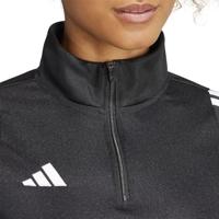 adidas Tiro 24 Trainingstrui 1/4-Zip Dames Zwart Wit - thumbnail
