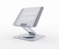 Draaibare laptopstandaard, spacegrey - thumbnail
