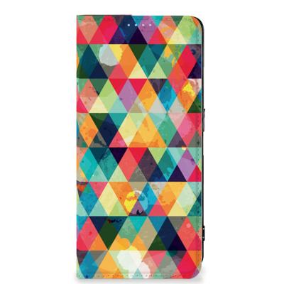 OPPO Reno8 Pro | Hoesje met Magneet | Geruit OPPO Reno8 Pro | Hoesje met Magneet | Geruit