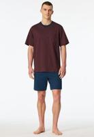 Schiesser Schiesser Heren Pyjama Short red 181155 56/XXL - thumbnail