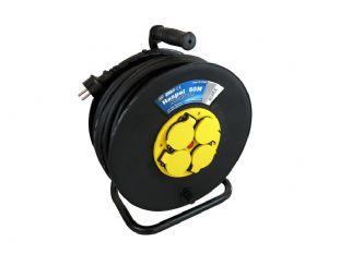 Elektra Kabelhaspel 50M 230V 3x1,5mm² H07 neopreen snoer met thermische beveiliging