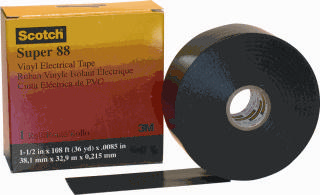 Scotch SUPER88-38X33 Isolatietape Scotch Zwart (l x b) 33 m x 38 mm 1 stuk(s) Scotch SUPER88-38X33 Isolatietape Scotch Zwart (l x b) 33 m x 38 mm 1 stuk(s)