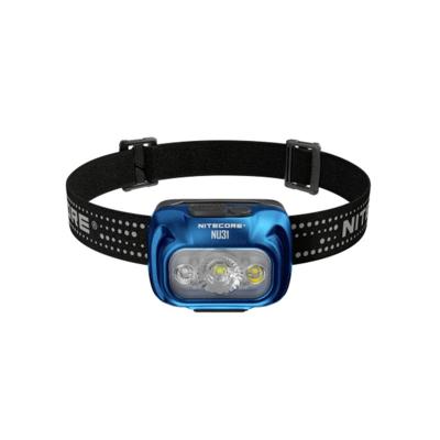 NiteCore NU31 blau Hoofdlamp LED werkt op een accu 550 lm NiteCore NU31 blau Hoofdlamp LED werkt op een accu 550 lm