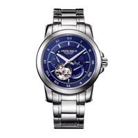 Aries Gold - Inspire "Forza" - Herenhorloge G 9001 S-BU (Zilver met blauw, stalen band) - thumbnail