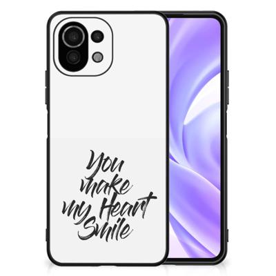 Xiaomi 11 Lite 5G NE | Mi 11 Lite | Telefoon Hoesje | met tekst Heart Smile