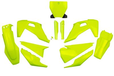 UFO PLAST kappenset trim kit ufo husqvarna yellow