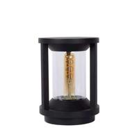 Lucide CADIX - Sokkellamp - Ø 16 cm - 1xE27 - IP65 - Zwart - thumbnail