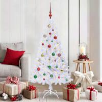 Kunstkerstboom met 150 LED Wit 150 cm PVC en staal - thumbnail