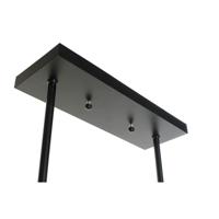 Plafondlamp DKD Home Decor Bruin Aluminium Kristal (52 x 6 x 26 cm) - thumbnail