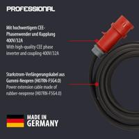 Brennenstuhl 1169390250 Stroom Verlengkabel 32 A Zwart 25 m H07RN-F 5G 4 mm² - thumbnail