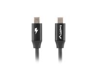 Kabel USB C Lanberg CA-CMCM-40CU-0010-BK 1 m - thumbnail