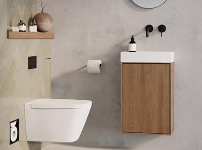 Looox Roll Curved Wall Closetrolhouder Matt Black