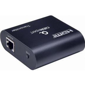 Gembird DEX-HDMI-03 audio/video extender Zwart