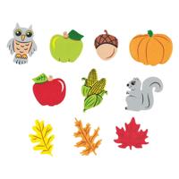 Colorations - zelfklevende foamstickers herfst, 300st. - thumbnail