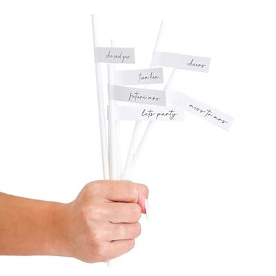 Ginger Ray team bride papieren rietjes set van 16 | 20 stuks