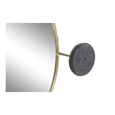 Wandspiegel DKD Home Decor Zwart Gouden 44 x 7 x 25 cm