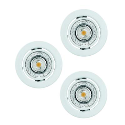 Eglo Set van 3 inbouwspotsIgoa wit richtbaar - 78894