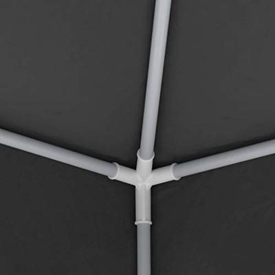 Partytent met zijwanden professioneel 90 g/m 2x2 m antraciet