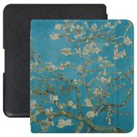 Lunso Kobo Forma hoes (8 inch) - Vegan Saffiano Leren sleepcover - Van Gogh Amandelbloesem - thumbnail