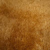 Tapeso Vierkant hoogpolig vloerkleed velvet - Posh goud - 240x240 cm - thumbnail