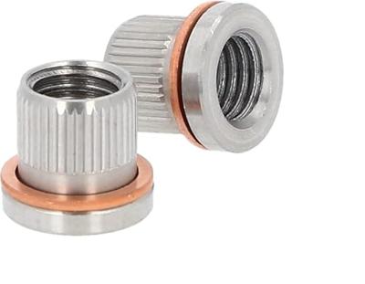 KS Tools 122.1303 Reservebus met koperring, verpakking van 10 stuks, IG M9x1,25