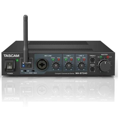 Tascam MA-BT240 mixer & versterker met Bluetooth 240 Watt