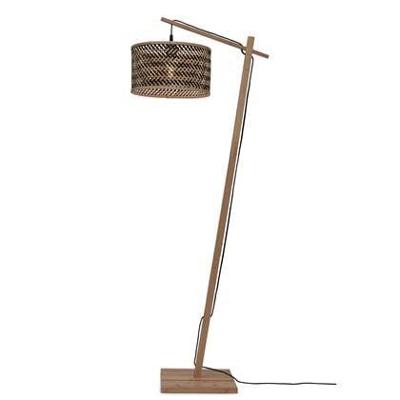GOOD&MOJO Vloerlamp 'Java' Bamboe, 150cm, kleur Naturel/Zwart GOOD&MOJO Vloerlamp 'Java' Bamboe, 150cm, kleur Naturel/Zwart